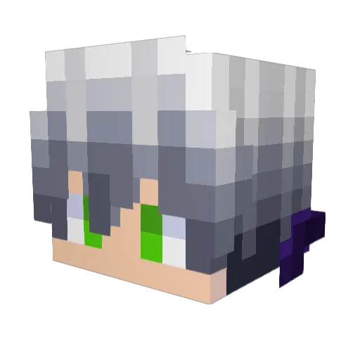 Tycosauce Minecraft avatar head, 3D render