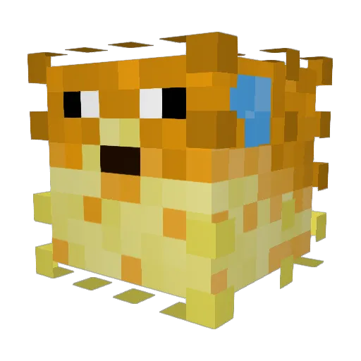 Tye232 Minecraft avatar head, 3D render