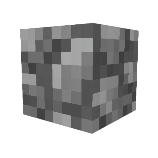Tygamin Minecraft avatar head, 3D render
