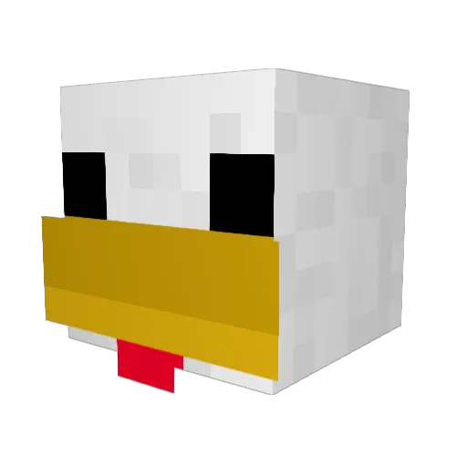 Tyger21 Minecraft avatar head, 3D render