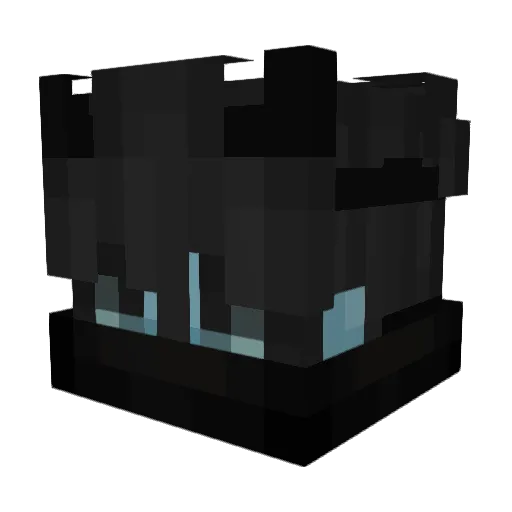 Tygogamer Minecraft avatar head, 3D render