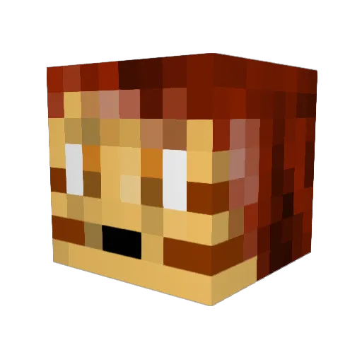 TygonPanthera Minecraft avatar head, 3D render