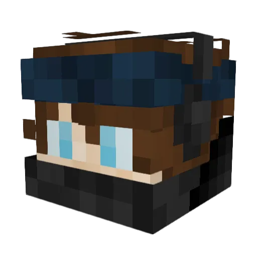 TygooNL Minecraft avatar head, 3D render