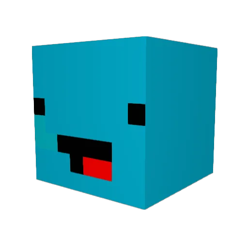 Tyken122 Minecraft avatar head, 3D render