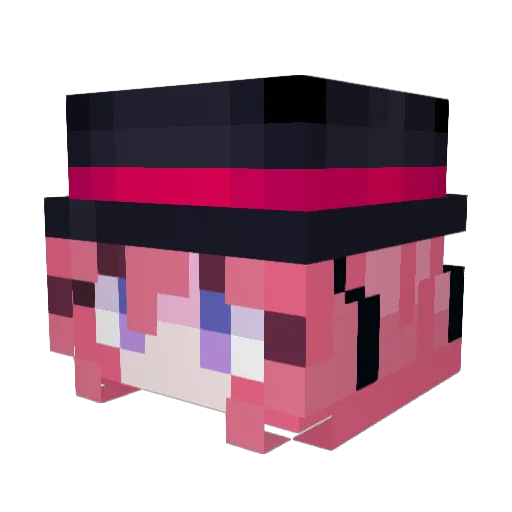 TykodinXTV Minecraft avatar head, 3D render