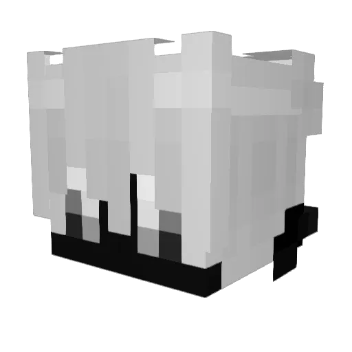 Tykvic Minecraft avatar head, 3D render