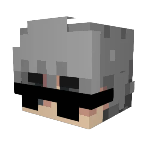 Tylarnitar Minecraft avatar head, 3D render
