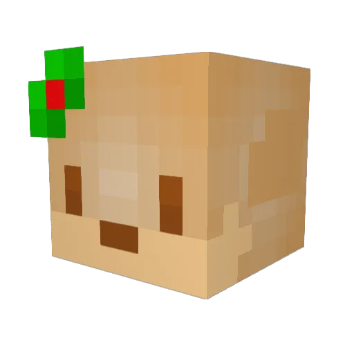 TylenolFaun Minecraft avatar head, 3D render