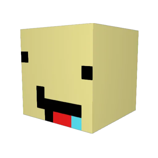 Tyler7272 Minecraft avatar head, 3D render