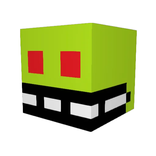 TylerCard Minecraft avatar head, 3D render