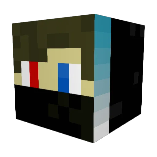 TylerG_Gaming Minecraft avatar head, 3D render