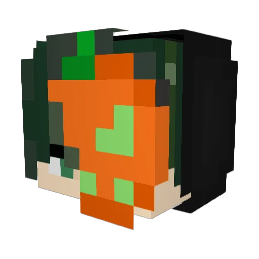 TylerKins14 Minecraft avatar head, 3D render
