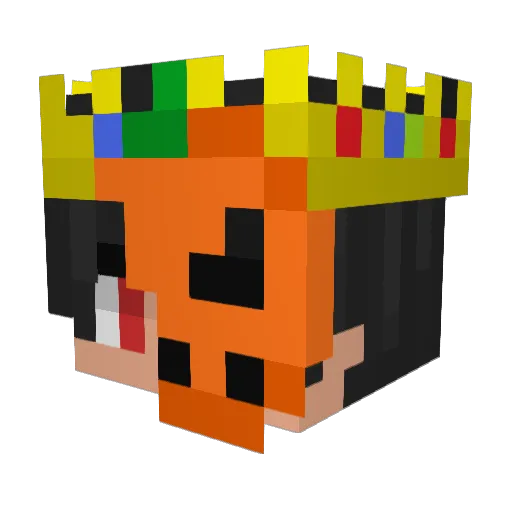 TylerRake Minecraft avatar head, 3D render
