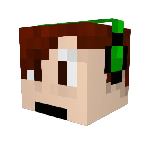 TylerReynoldz Minecraft avatar head, 3D render