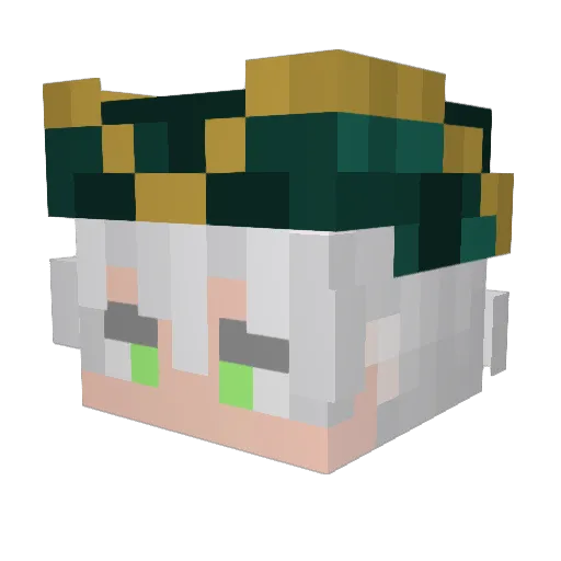 Tyler_Grimm Minecraft avatar head, 3D render