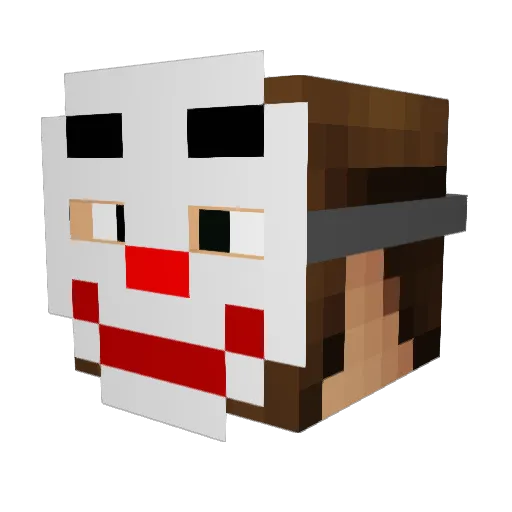 Tylerj98 Minecraft avatar head, 3D render