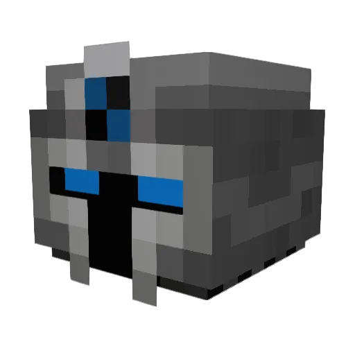 Tylerronde Minecraft avatar head, 3D render