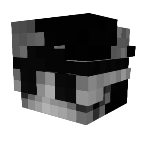 TylersPapi Minecraft avatar head, 3D render