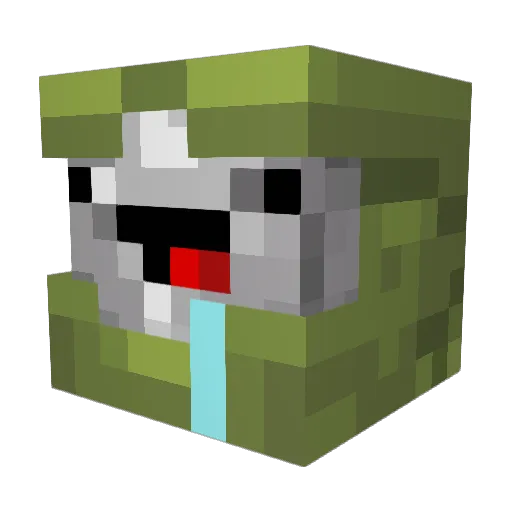 Tylers_ground Minecraft avatar head, 3D render