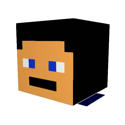 Tyletta_73 Minecraft avatar head, 3D render