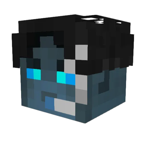 TylkoLegia Minecraft avatar head, 3D render