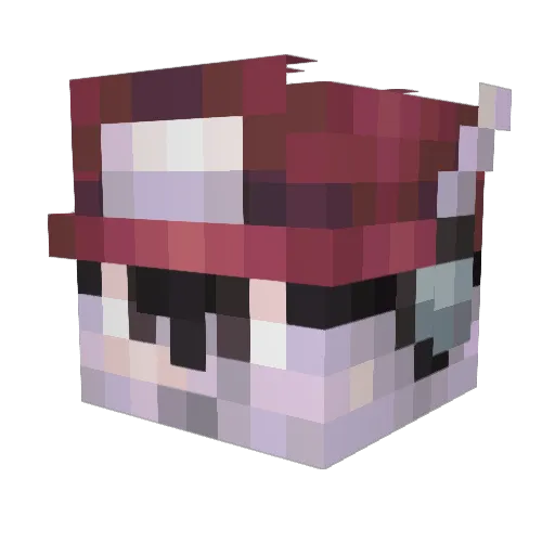 Tylurd Minecraft avatar head, 3D render