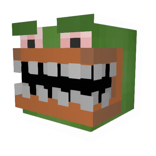 Tym__Q Minecraft avatar head, 3D render