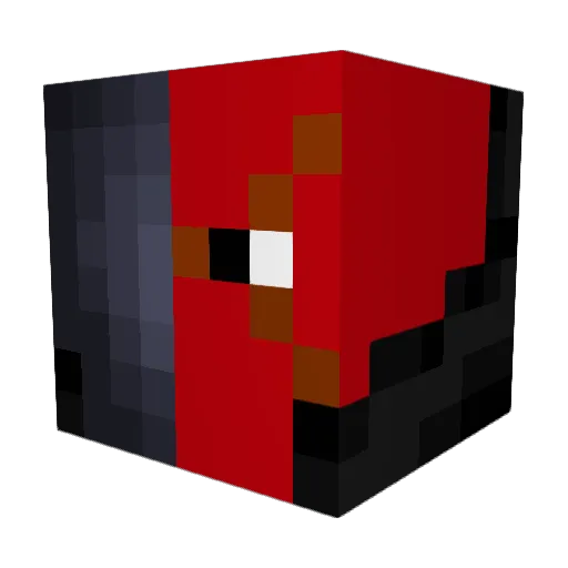 Tyman187 Minecraft avatar head, 3D render