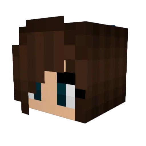 Tyme_Knight Minecraft avatar head, 3D render