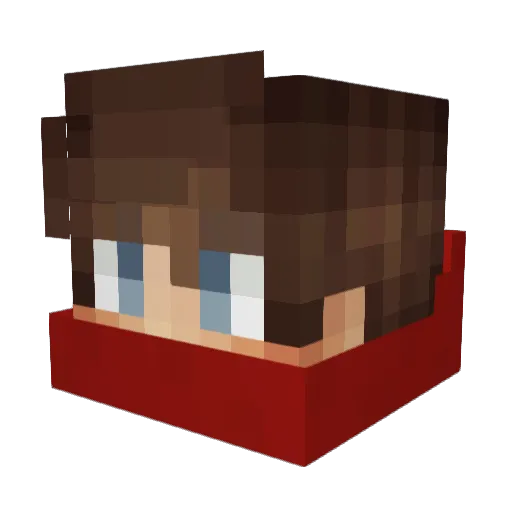 Tymenk Minecraft avatar head, 3D render