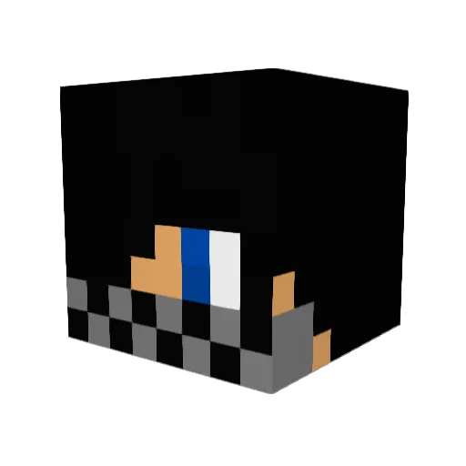 TymianekPL Minecraft avatar head, 3D render