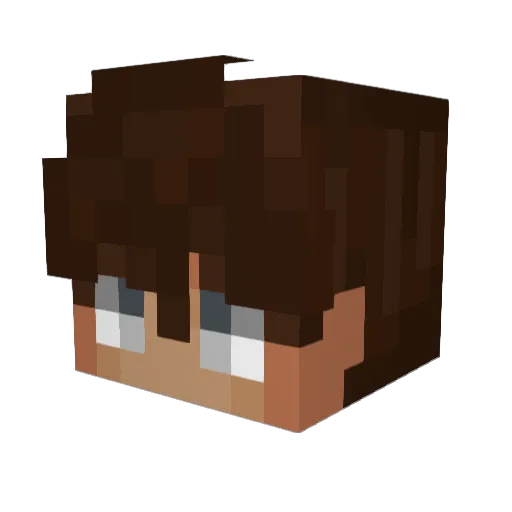 Tymonek2137 Minecraft avatar head, 3D render