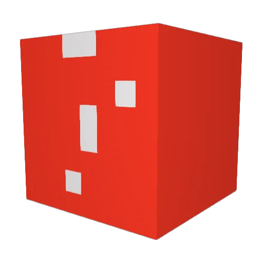 Tympho Minecraft avatar head, 3D render