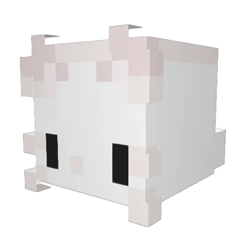 Tynaco Minecraft avatar head, 3D render