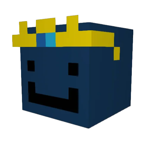 Tynegamer77 Minecraft avatar head, 3D render