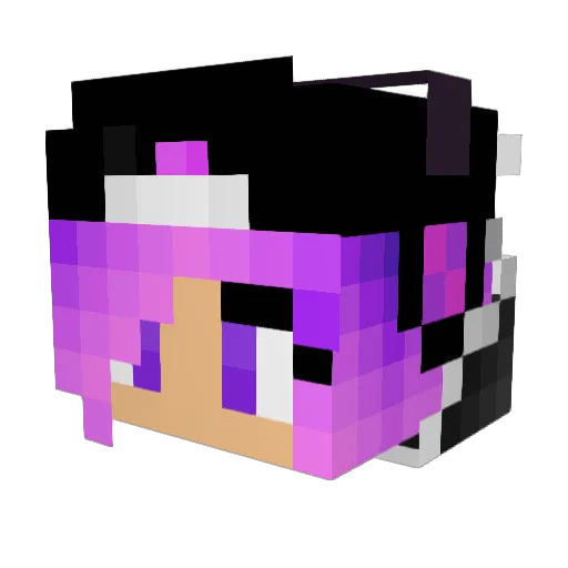 Tynulka247 Minecraft avatar head, 3D render