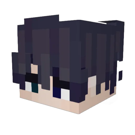 Tyolits Minecraft avatar head, 3D render