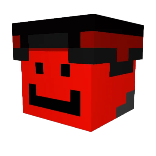 Type1Fella Minecraft avatar head, 3D render