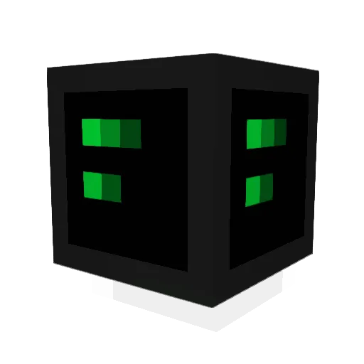 Type32 Minecraft avatar head, 3D render