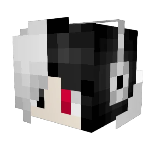 TypeFlare Minecraft avatar head, 3D render