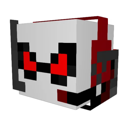Type_2 Minecraft avatar head, 3D render