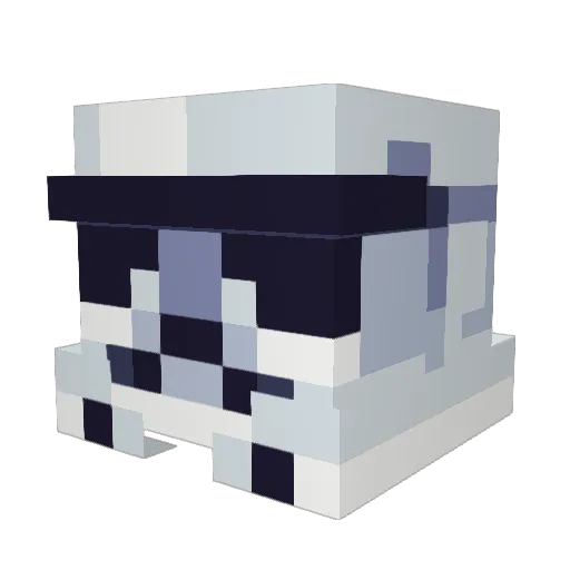 TyphoidThief Minecraft avatar head, 3D render