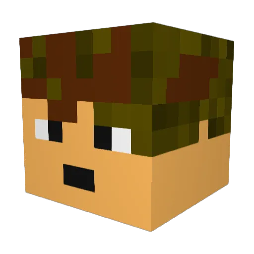 Typhon115786 Minecraft avatar head, 3D render