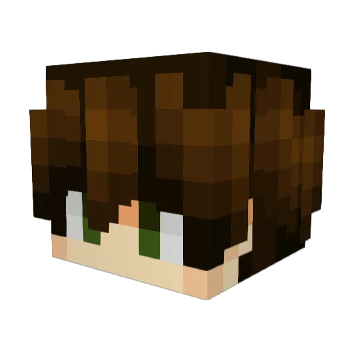 Typhon4242 Minecraft avatar head, 3D render