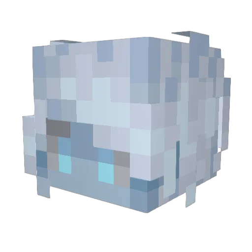 TyphonOfSoda Minecraft avatar head, 3D render