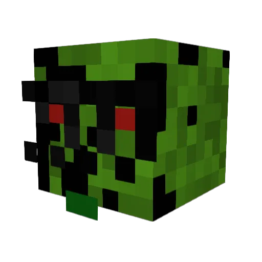 Typhon_73 Minecraft avatar head, 3D render