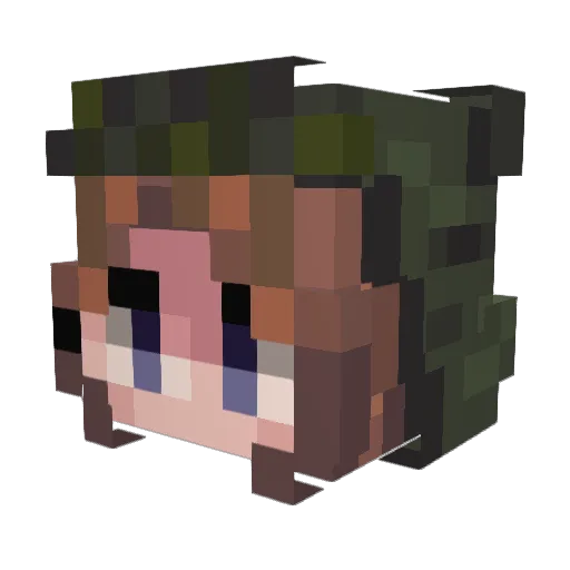 Typhoon10294 Minecraft avatar head, 3D render