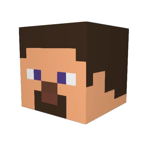 TyphusTheNewbie Minecraft avatar head, 3D render
