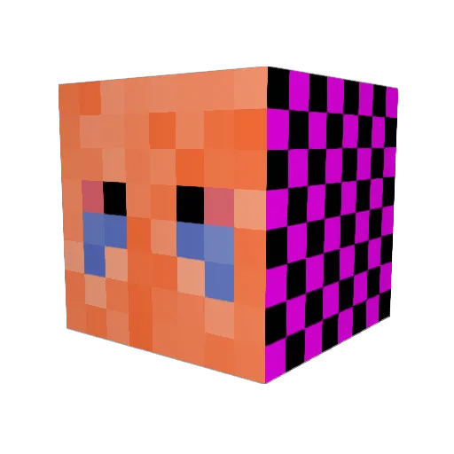 TypicalCommie Minecraft avatar head, 3D render