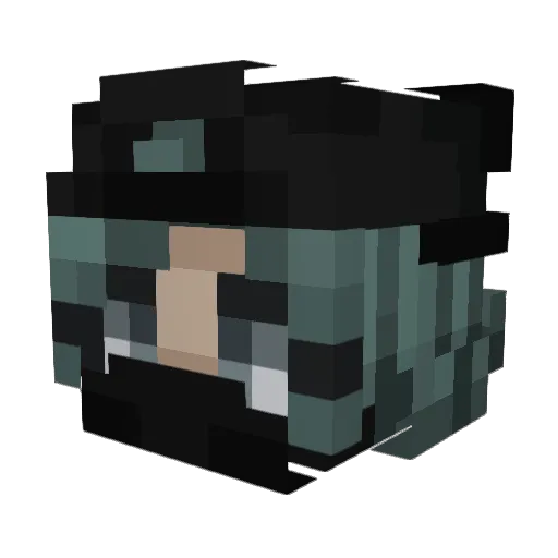 TypicalJokes Minecraft avatar head, 3D render